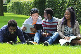 Wittenborg's Front Desk Team is available every day to assist students Students at Wittenborg are regularly involved in improving quality of Wittenborg programmes and student support, and the Student Representatives have regular meetings with management