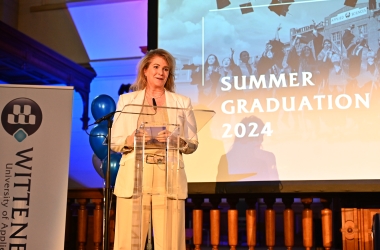 Message from Capgemini's CTO Inspires at Wittenborg's Summer Graduation