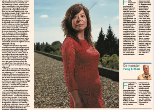 Wittenborg CEO, Maggie Feng, in Financieel Dagblad