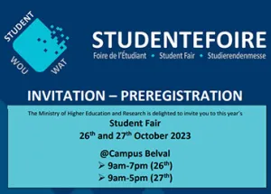 Wittenborg in Luxembourg Wittenborg @ Student Fair in Luxembourg