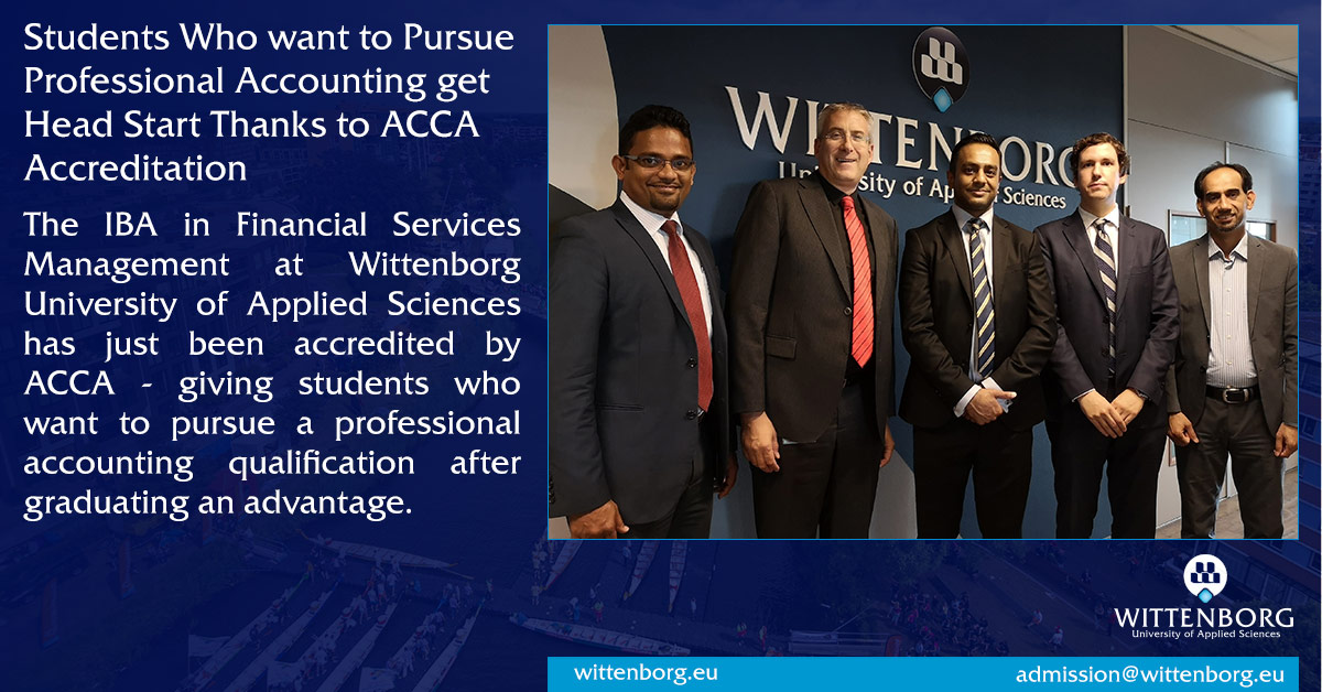 Wittenborg S Financial Programme Accredited By Acca