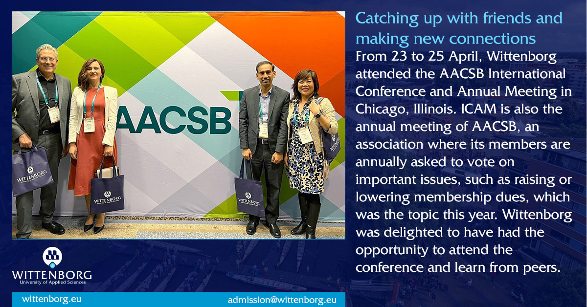 Attends AACSB Conference in Chicago